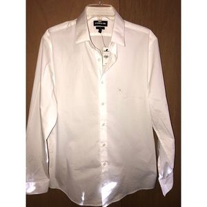 Brand new Express men’s white button up